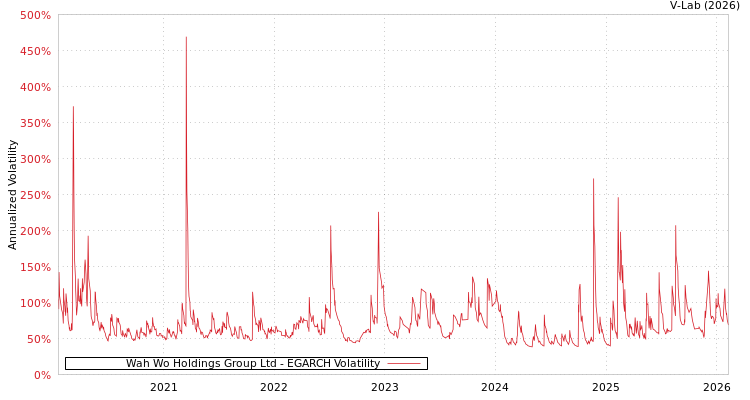 graph of Wah Wo Holdings Group Ltd EGARCH