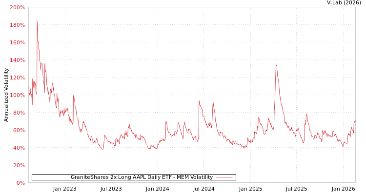 graph of GraniteShares 2x Long AAPL Daily ETF MEM