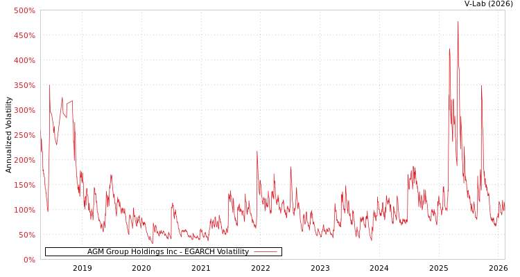 graph of AGM Group Holdings Inc EGARCH