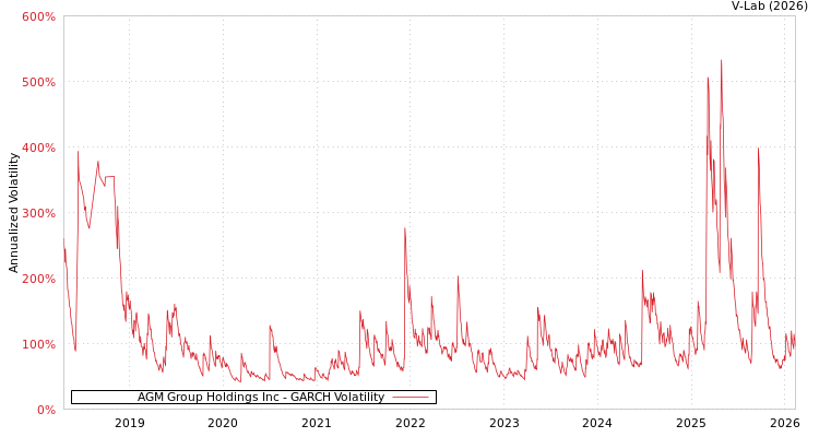 graph of AGM Group Holdings Inc GARCH