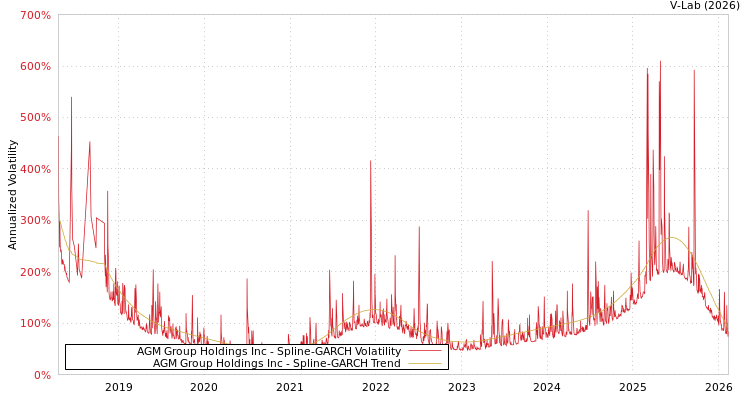 graph of AGM Group Holdings Inc SGARCH