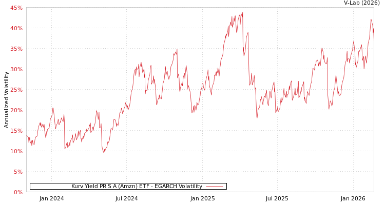 graph of Kurv Yield PR S A (Amzn) ETF EGARCH