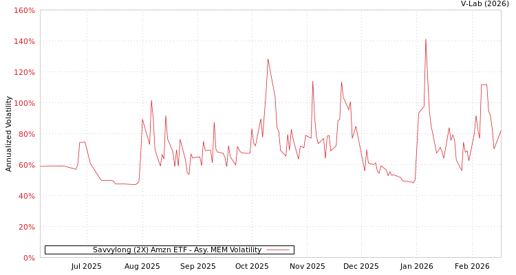 graph of Savvylong (2X) Amzn ETF AMEM