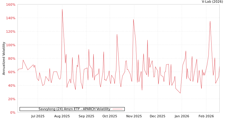 graph of Savvylong (2X) Amzn ETF APARCH