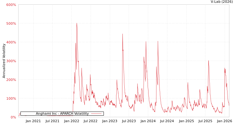 graph of Anghami Inc APARCH