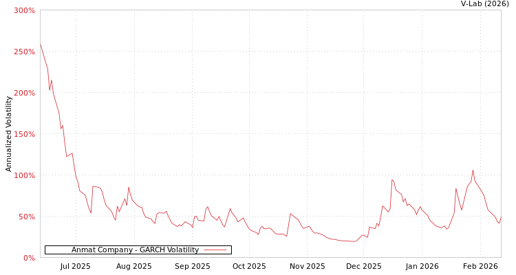 graph of Anmat Company GARCH