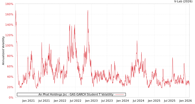 graph of An Phat Holdings Jsc GAS-GARCH-T