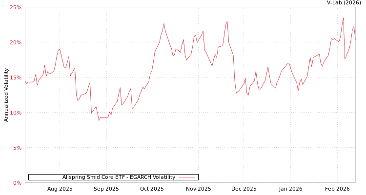 graph of Allspring Smid Core ETF EGARCH