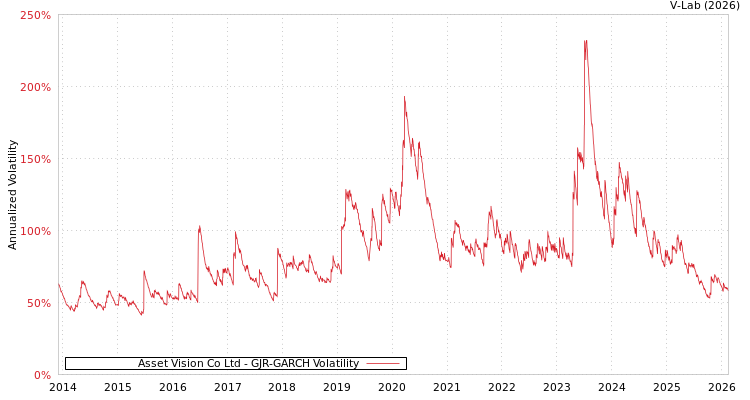 graph of Asset Vision Co Ltd GJR-GARCH