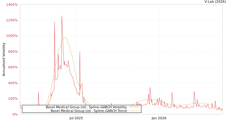 graph of Basel Medical Group Ltd SGARCH