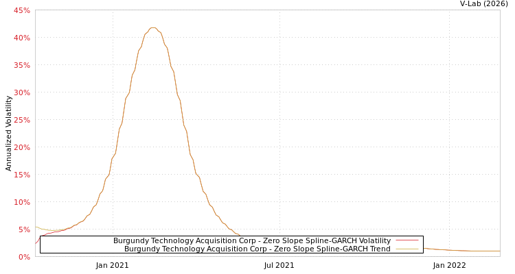 graph of Burgundy Technology Acquisition Corp S0GARCH