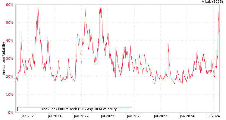 graph of BlackRock Future Tech ETF AMEM