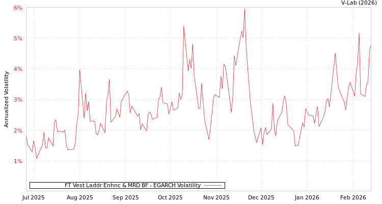 graph of FT Vest Laddr Enhnc & MRD BF EGARCH