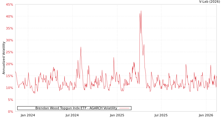 graph of Brendan Wood Topgun Indx ETF AGARCH