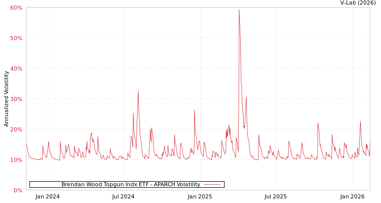 graph of Brendan Wood Topgun Indx ETF APARCH