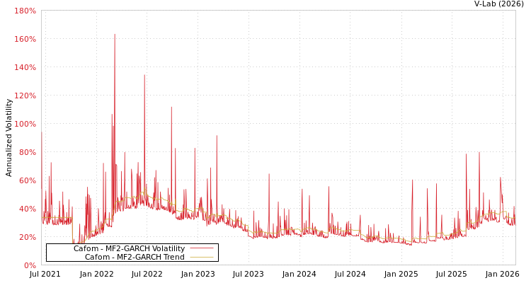 graph of Cafom MF2-GARCH