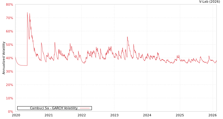 graph of Cambuci Sa GARCH