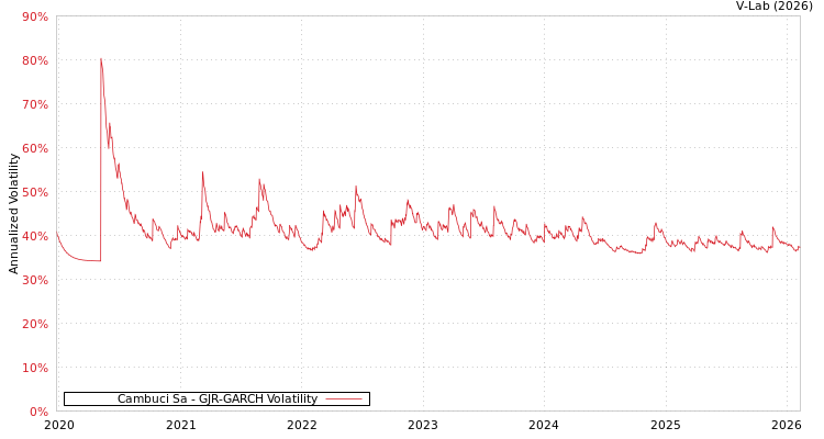 graph of Cambuci Sa GJR-GARCH