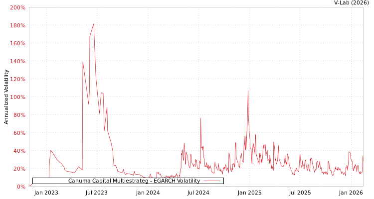 graph of Canuma Capital Multiestrateg EGARCH