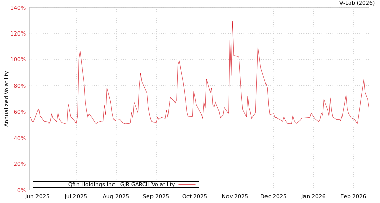 graph of Qfin Holdings Inc GJR-GARCH