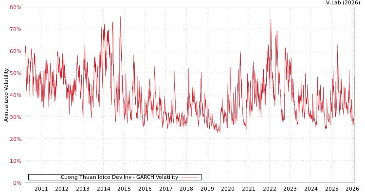 graph of Cuong Thuan Idico Dev Inv GARCH