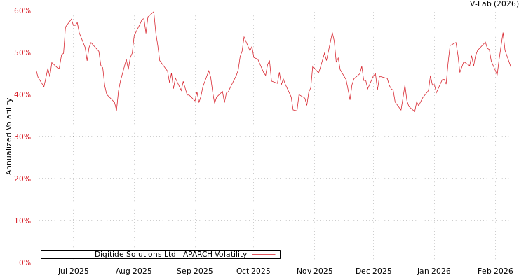 graph of Digitide Solutions Ltd APARCH