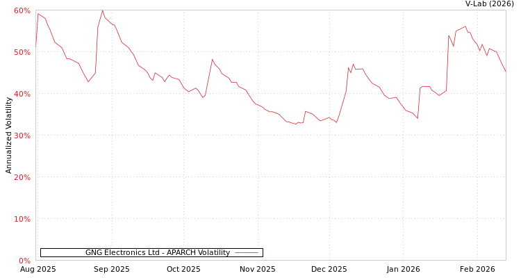 graph of GNG Electronics Ltd APARCH