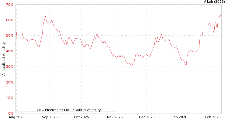 graph of GNG Electronics Ltd EGARCH