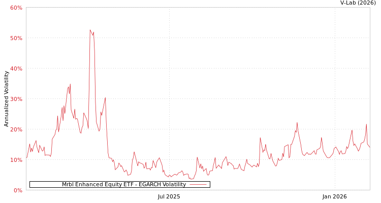 graph of Mrbl Enhanced Equity ETF EGARCH