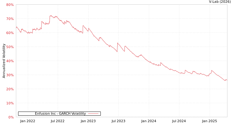 graph of Enfusion Inc GARCH