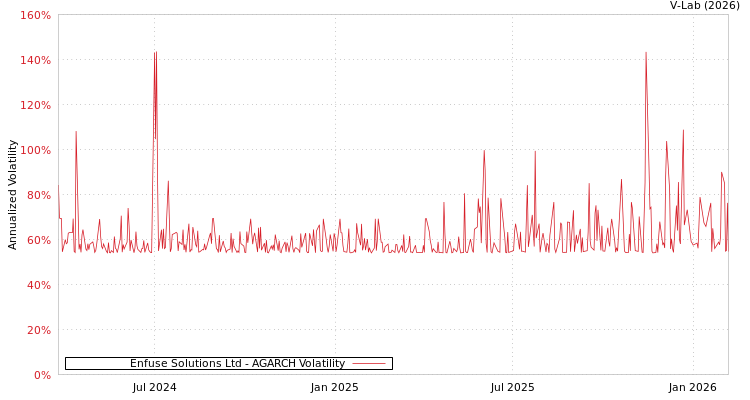 graph of Enfuse Solutions Ltd AGARCH