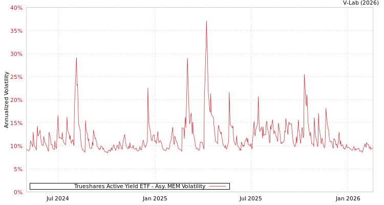 graph of Trueshares Active Yield ETF AMEM