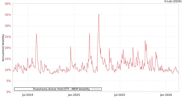 graph of Trueshares Active Yield ETF MEM