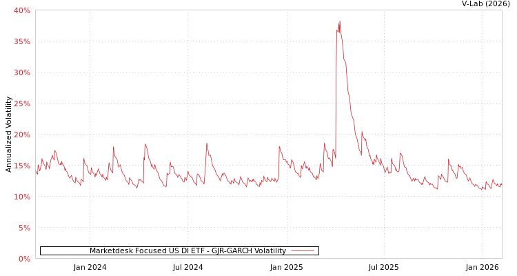 graph of Marketdesk Focused US DI ETF GJR-GARCH
