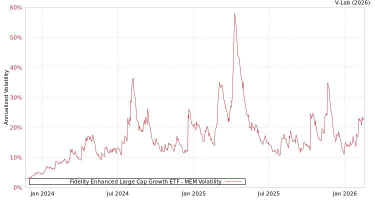 graph of Fidelity Enhanced Large Cap Growth ETF MEM
