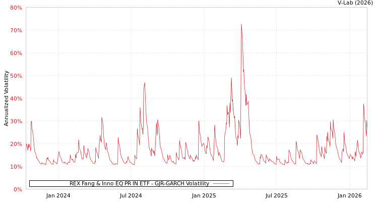 graph of REX Fang & Inno EQ PR IN ETF GJR-GARCH