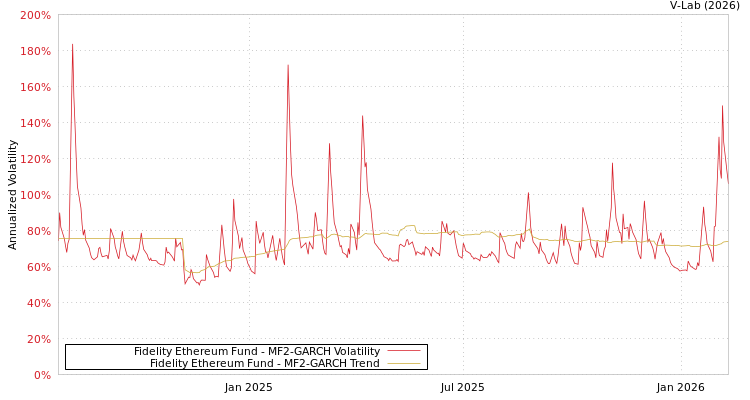 graph of Fidelity Ethereum Fund MF2-GARCH