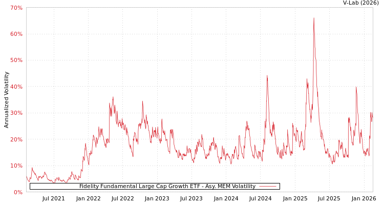 graph of Fidelity Fundamental Large Cap Growth ETF AMEM