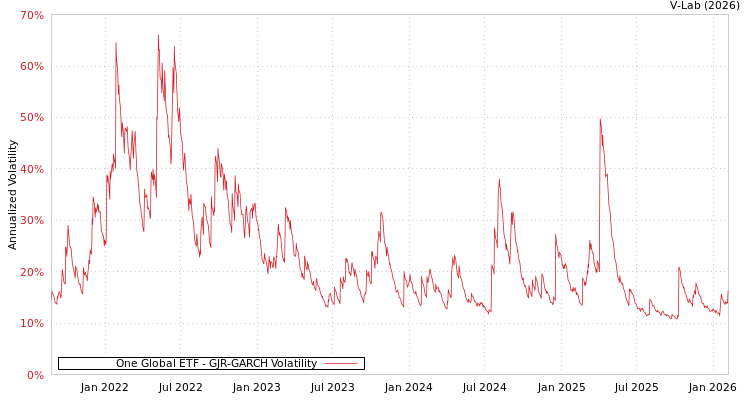 graph of One Global ETF GJR-GARCH