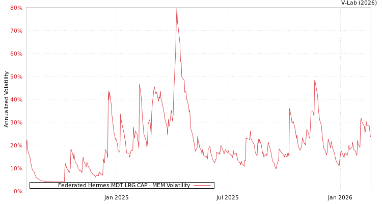graph of Federated Hermes MDT LRG CAP MEM