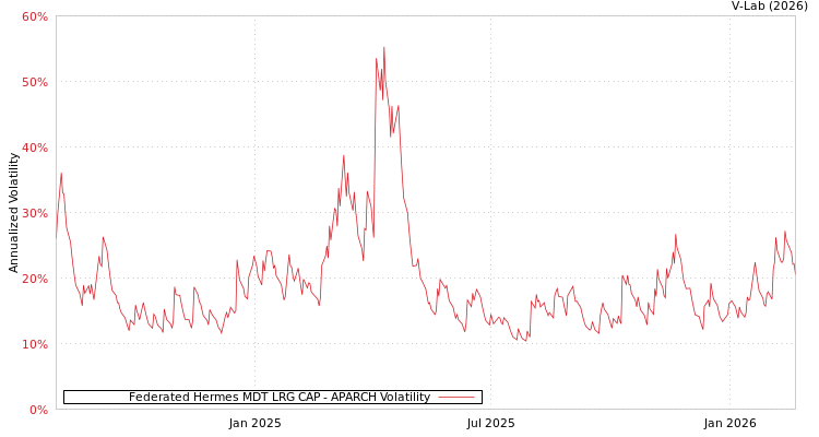 graph of Federated Hermes MDT LRG CAP APARCH