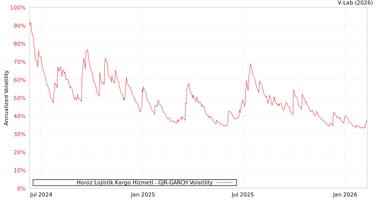 graph of Horoz Lojistik Kargo Hizmetl GJR-GARCH