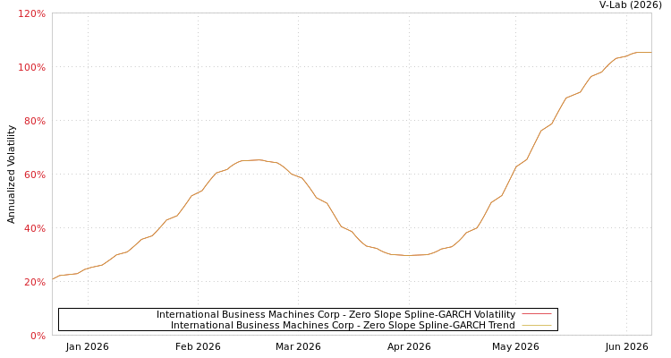 graph of International Business Machines Corp S0GARCH