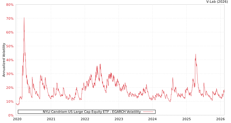 graph of NYLI Candriam US Large Cap Equity ETF EGARCH