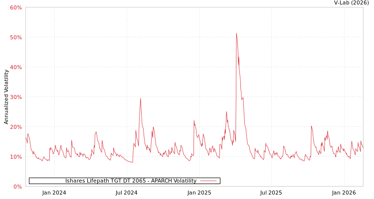 graph of Ishares Lifepath TGT DT 2065 APARCH
