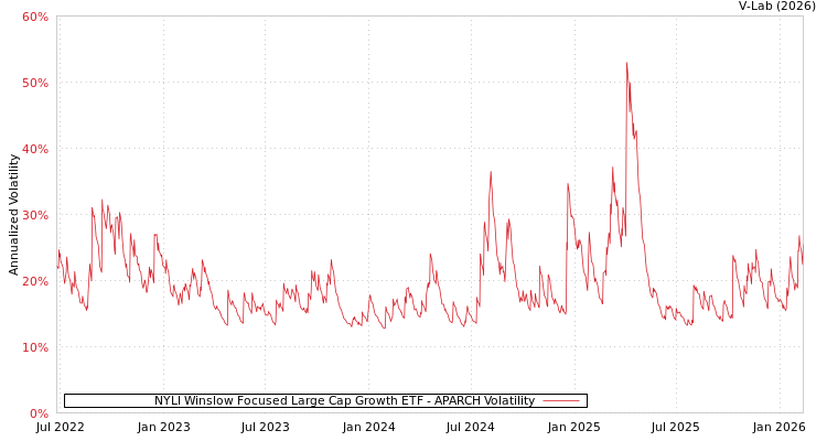 graph of NYLI Winslow Focused Large Cap Growth ETF APARCH