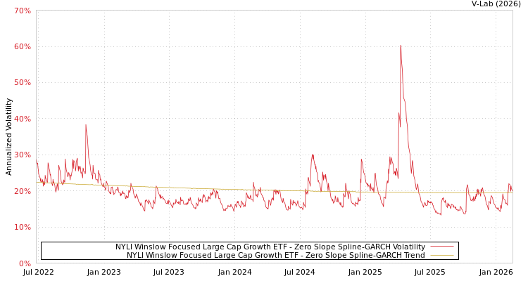 graph of NYLI Winslow Focused Large Cap Growth ETF S0GARCH
