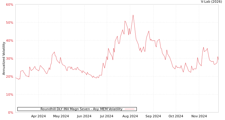graph of Roundhill DLY INV Magn Seven AMEM