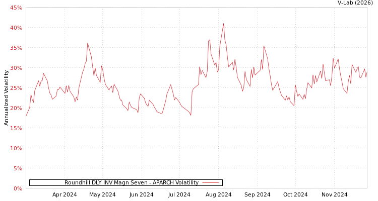 graph of Roundhill DLY INV Magn Seven APARCH
