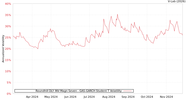 graph of Roundhill DLY INV Magn Seven GAS-GARCH-T